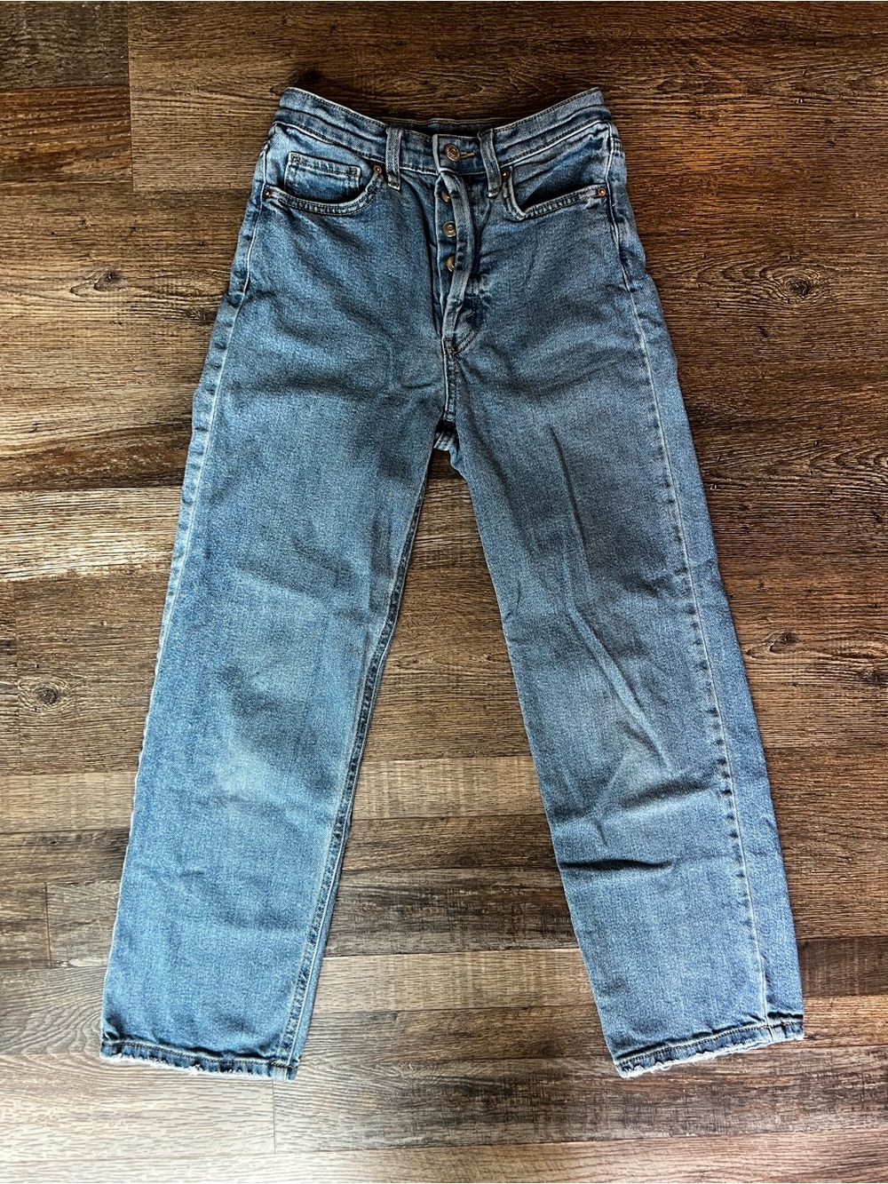 wild fable Straight Leg Blue Denim Jeans